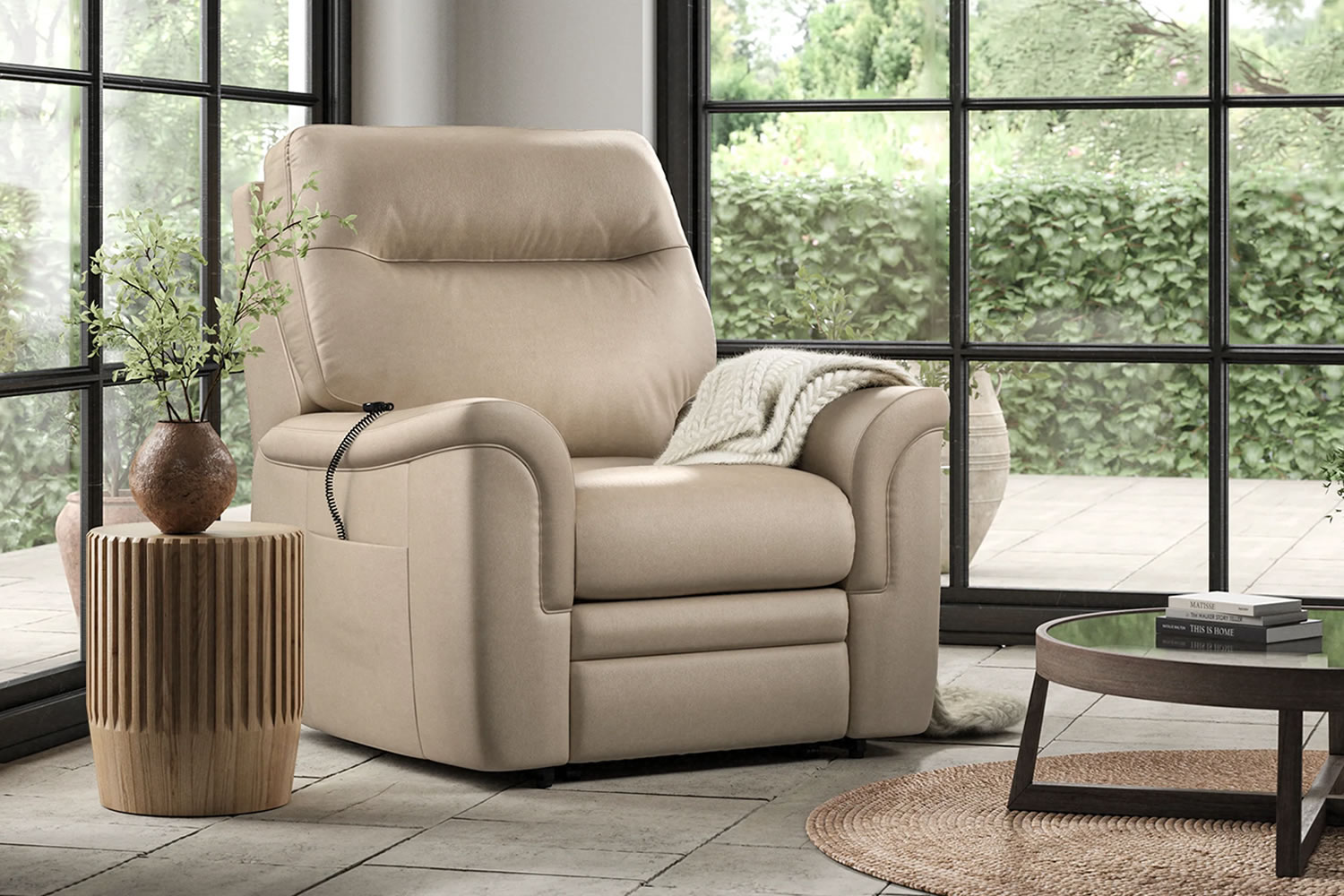 Parker Knoll Leather Armchair